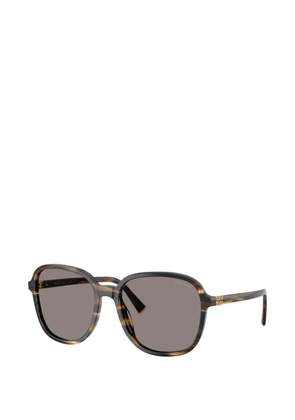 Miu Miu Eyewear oversized-frame sunglasses - Brown