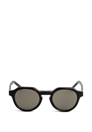 Kaleos Janney round-frame sunglasses - Brown