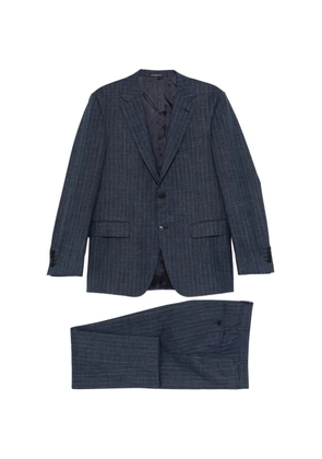 Canali striped two-piece suit - Blue