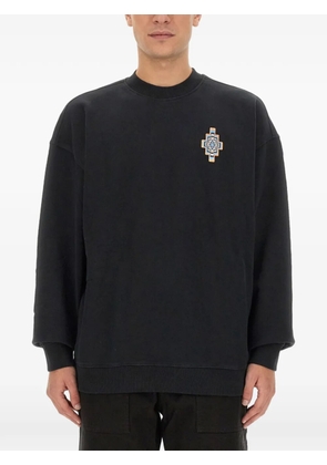 COUNTY OF MILAN cross-patch sweatshirt - Black