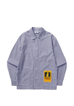 Service Works striped chef shirt - Blue