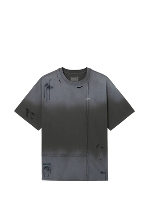 Musium Div. distressed patchwork T-shirt - Grey