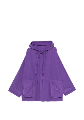 A.N.G.E.L.O. Vintage Upcycling hooded coat - Purple