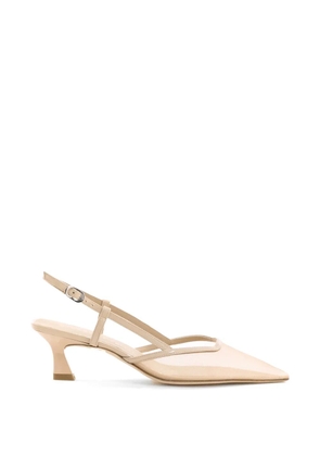 Stuart Weitzman Vinnie 50 slingback pumps - Neutrals