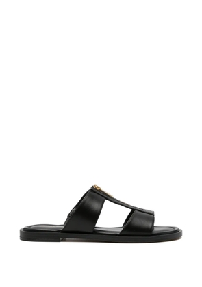 Michael Michael Kors Berkley zip leather sandals - Black