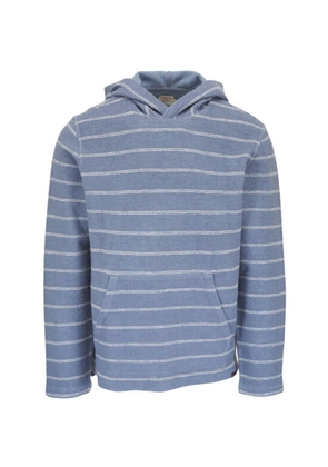 FAHERTY striped hooded sweater - Blue