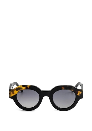 Kaleos Travers round sunglasses - Black