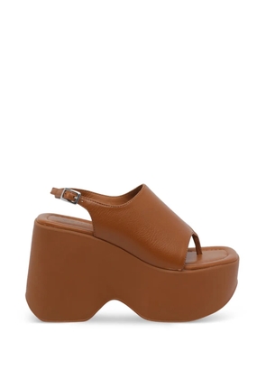 Vic Matie Sensory leather sandals - Brown