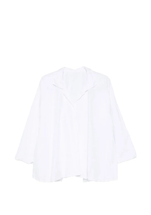 Daniela Gregis V-neck long-sleeved shirt - White