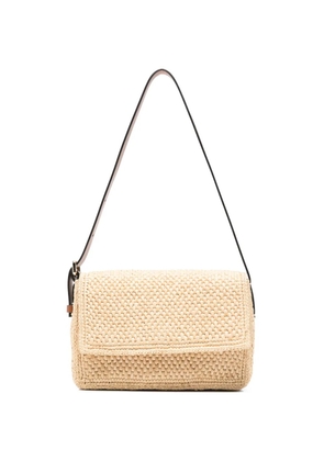 Manebi natural leather shoulder bag - Neutrals