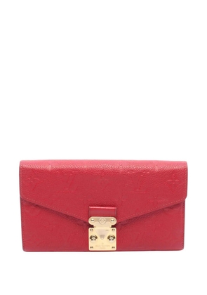 Louis Vuitton Pre-Owned 2018 Monogram Empreinte Metis Wallet long wallets - Red