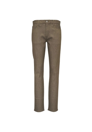 Hiroshi Kato pocket logo-patch trousers - Green