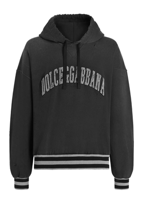 Dolce & Gabbana stripe hoodie - Grey