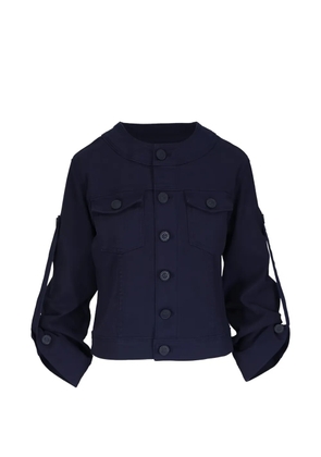 L'Agence crew-neck jacket - Blue
