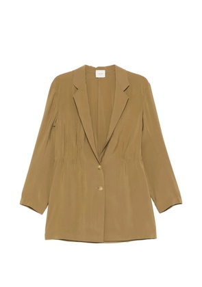 Alysi Sciolto drawstring jacket - Brown