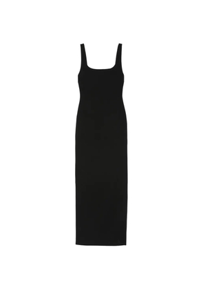 Solace London Aneila square-neck maxi dress - Black