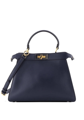 Fendi Pre-Owned Peekaboo ISeeU Bag Leather Medium satchel - Blue