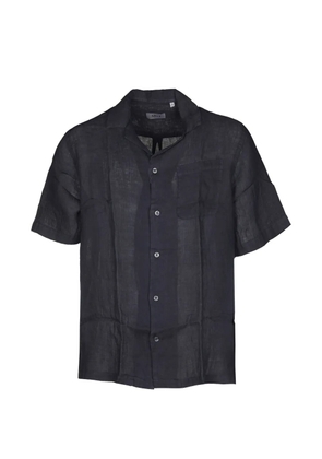 Altea chest-pocket short-sleeve shirt - Blue