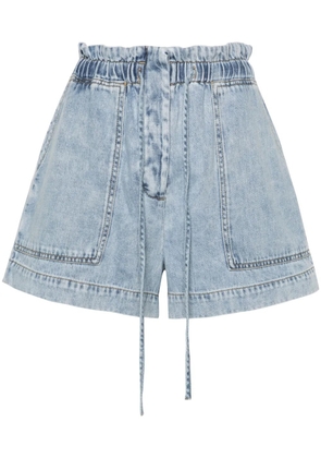 Rails Foster wide-leg denim shorts - Blue