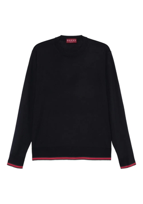Gucci striped wool knitwear - Black
