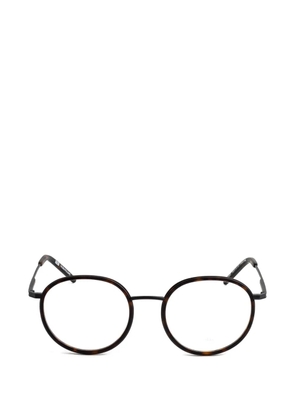 Kaleos Meacham round-frame glasses - Brown