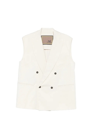 the M.. double-breasted gilet - Neutrals