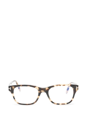 TOM FORD Eyewear rectangle-frame glasses - Brown