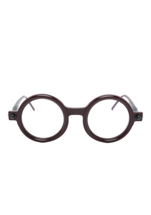 Kuboraum Maske P1 ropund-frame glasses - Red