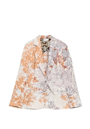 Pierre-Louis Mascia floral-print blazer - Neutrals