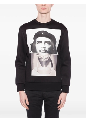 Neil Barrett long-sleeve printed sweatshirt - Black