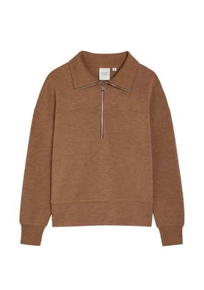 Varley Kayleigh half-zip top - Brown