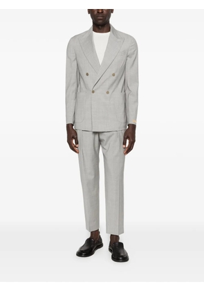 Briglia 1949 Porto Bellos pocket double-breasted suit - Grey