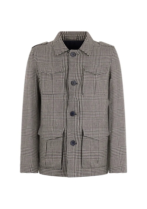 Herno checked-pattern jacket - Neutrals