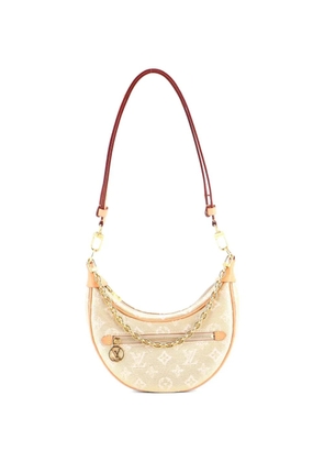 Louis Vuitton Pre-Owned Loop Handbag Monoglam Jacquard Canvas hobo bag - Gold