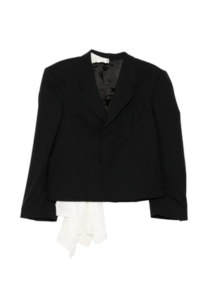 ALAINPAUL crop tailored blazer - Black
