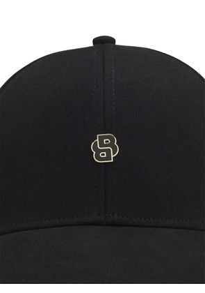 BOSS logo-plaque baseball cap - Black