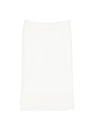 JNBY fringed midi skirt - White