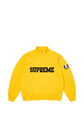 Supreme Flag half-zip sweatshirt - Yellow