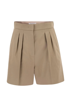 Max Mara pleated shorts - Neutrals