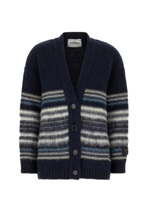 Iceberg striped cardigan - Blue