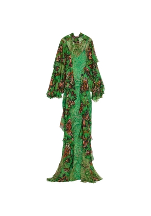 ETRO paisley-print maxi dress - Green
