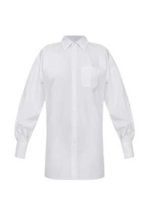 Coperni drawstring-waist shirt - White