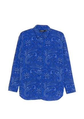 Lauren Ralph Lauren paisley button-up shirt - Blue