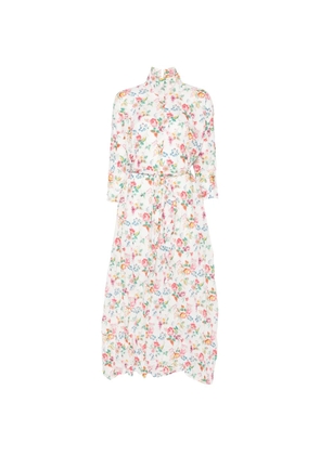 Daniela Gregis V-neck midi dress - White