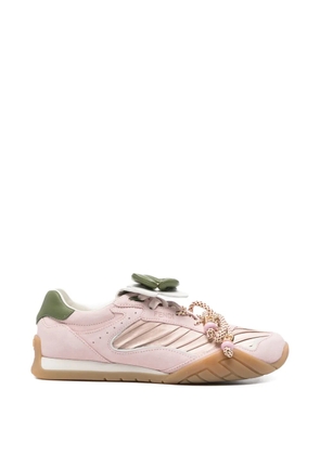 FENDI Wave Pulse lace-up sneakers - Pink