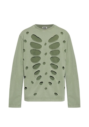 AVAVAV semi-distressed layered T-shirt - Green