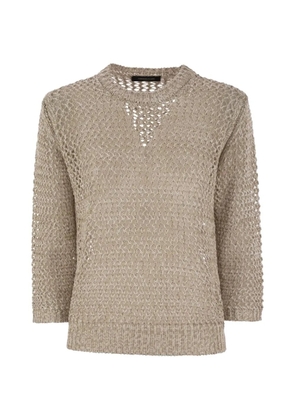 Fabiana Filippi open-knit sweater - Neutrals