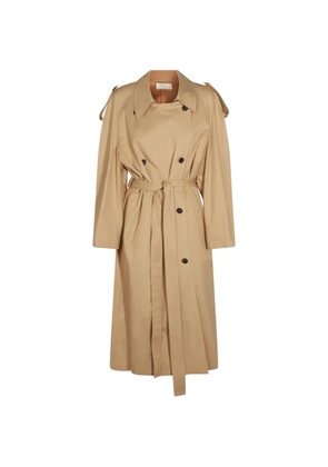 The Row button belted coat - Neutrals