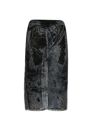 Diesel De-Pra-Fse1 midi skirt - Black