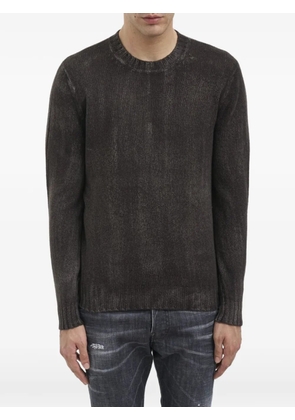 Avant Toi crew neck cashmere sweater - Brown